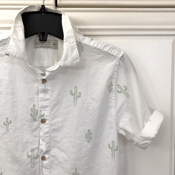 Zara Other - 🌵 Zara cactus boys button shirt
